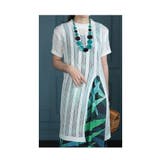 ひと匙加える洒落感纏う透かしケーブルチュニック レディース ファッション | Sawa a la mode | 詳細画像9