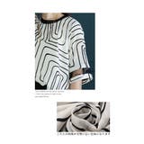 個性着飾るレトロモダン幾何学カットソー レディース ファッション | Sawa a la mode | 詳細画像4