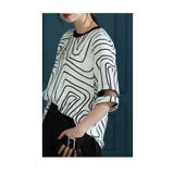 個性着飾るレトロモダン幾何学カットソー レディース ファッション | Sawa a la mode | 詳細画像7