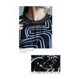 個性着飾るレトロモダン幾何学カットソー レディース ファッション | Sawa a la mode | 詳細画像12