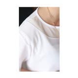 モードに涼し気纏うチュールMIXカットソー レディース ファッション | Sawa a la mode | 詳細画像15