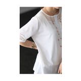 モードに涼し気纏うチュールMIXカットソー レディース ファッション | Sawa a la mode | 詳細画像17