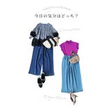 ゆるっと決める大人カジュアルな裾フリンジワイドパンツ レディース ファッション | Sawa a la mode | 詳細画像19