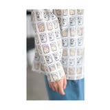 愛されアニマルが集うわんにゃんシャツブラウス レディース ファッション | Sawa a la mode | 詳細画像9