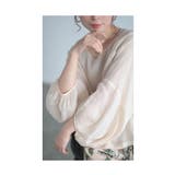 さらりと心地よいふんわり袖リネンブラウス レディース ファッション | Sawa a la mode | 詳細画像19 