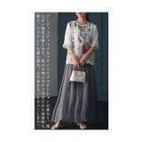 アーティスティックに飾る手書き風プリントカットソー レディース ファッション | Sawa a la mode | 詳細画像6