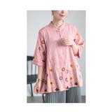 刺繍で描いた花が咲くコットンシャツチュニック レディース ファッション | Sawa a la mode | 詳細画像10 