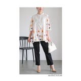 刺繍で描いた花が咲くコットンシャツチュニック レディース ファッション | Sawa a la mode | 詳細画像11 