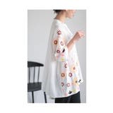 刺繍で描いた花が咲くコットンシャツチュニック レディース ファッション | Sawa a la mode | 詳細画像17 