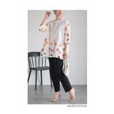 刺繍で描いた花が咲くコットンシャツチュニック レディース ファッション | Sawa a la mode | 詳細画像18 