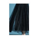 贅沢を奏でるような花柄ドットチュールスカート レディース ファッション | Sawa a la mode | 詳細画像9 