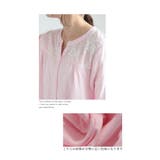 刺繍が可愛いループ付きガーゼパジャマ レディース ファッション | Sawa a la mode | 詳細画像4