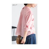 彩り花刺繍が流れるコットンシャツチュニック レディース ファッション | Sawa a la mode | 詳細画像7 