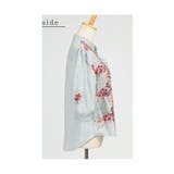 彩り花刺繍が流れるコットンシャツチュニック レディース ファッション | Sawa a la mode | 詳細画像21 