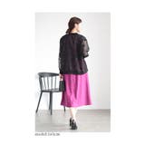 薔薇の花とドットが浮かぶシアーブルゾン アウター レディース | Sawa a la mode | 詳細画像14