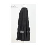 上品に透けるレースを纏うティアードロングスカート レディース ファッション | Sawa a la mode | 詳細画像21