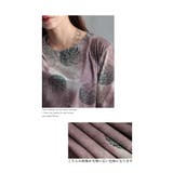 ヴィンテージレトロな掠れ水玉タイダイチュニック レディース ファッション | Sawa a la mode | 詳細画像4
