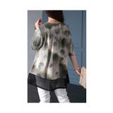 ヴィンテージレトロな掠れ水玉タイダイチュニック レディース ファッション | Sawa a la mode | 詳細画像17