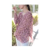 流れる華やかフリル袖のシアーブラウス レディース ファッション | Sawa a la mode | 詳細画像10 