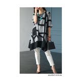 和をモードに着こなす幾何学風フレアチュニック レディース ファッション | Sawa a la mode | 詳細画像13