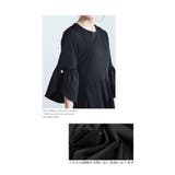 艶めくパールが美しいフレアスリーブロングワンピース レディース ファッション | Sawa a la mode | 詳細画像15