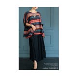 こなれるヒトクセ水彩ボーダーフレアトップス レディース ファッション | Sawa a la mode | 詳細画像10