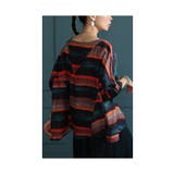 こなれるヒトクセ水彩ボーダーフレアトップス レディース ファッション | Sawa a la mode | 詳細画像12