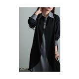 パターン化しない洒落感纏う重ね着風シャツワンピース レディース ファッション | Sawa a la mode | 詳細画像3