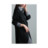 パターン化しない洒落感纏う重ね着風シャツワンピース レディース ファッション | Sawa a la mode | 詳細画像7
