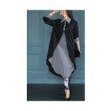 パターン化しない洒落感纏う重ね着風シャツワンピース レディース ファッション | Sawa a la mode | 詳細画像17