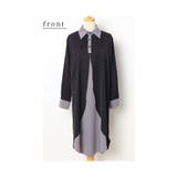 パターン化しない洒落感纏う重ね着風シャツワンピース レディース ファッション | Sawa a la mode | 詳細画像20