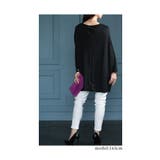 メリハリで魅せる変形ドレープニットトップス レディース ファッション | Sawa a la mode | 詳細画像10