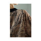 品ある大人の華やぎリーフ柄シアートップス レディース ファッション | Sawa a la mode | 詳細画像7