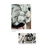品ある大人の華やぎリーフ柄シアートップス レディース ファッション | Sawa a la mode | 詳細画像12