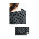 レディに決まるドット柄ふんわり袖シアートップス レディース ファッション | Sawa a la mode | 詳細画像12