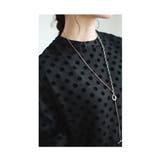 レディに決まるドット柄ふんわり袖シアートップス レディース ファッション | Sawa a la mode | 詳細画像15