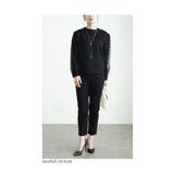 レディに決まるドット柄ふんわり袖シアートップス レディース ファッション | Sawa a la mode | 詳細画像17