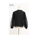 レディに決まるドット柄ふんわり袖シアートップス レディース ファッション | Sawa a la mode | 詳細画像22
