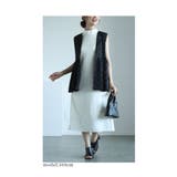 大人が着こなせるドット柄ペプラムベスト レディース ファッション | Sawa a la mode | 詳細画像15