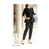 大人が着こなせるドット柄テーパードパンツ レディース ファッション | Sawa a la mode | 詳細画像6