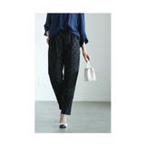 大人が着こなせるドット柄テーパードパンツ レディース ファッション | Sawa a la mode | 詳細画像11