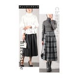 リバーシブルで着れる2wayチェック柄スカート レディース ファッション | Sawa a la mode | 詳細画像4