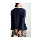ポケットに輝くパールのフレアスリーブジャケット レディース ファッション | Sawa a la mode | 詳細画像7