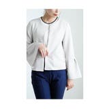 ポケットに輝くパールのフレアスリーブジャケット レディース ファッション | Sawa a la mode | 詳細画像19