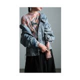 洒落感際立つ挿し柄マーブル柄チュールトップス レディース ファッション | Sawa a la mode | 詳細画像11