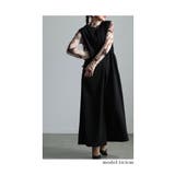 洒落感際立つ挿し柄マーブル柄チュールトップス レディース ファッション | Sawa a la mode | 詳細画像19