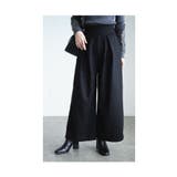 お手洗いの時に裾がつかないストレッチタックワイドパンツ レディース ファッション | Sawa a la mode | 詳細画像13