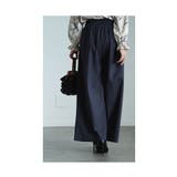 お手洗いの時に裾がつかないストレッチタックワイドパンツ レディース ファッション | Sawa a la mode | 詳細画像19