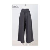 お手洗いの時に裾がつかないストレッチタックワイドパンツ レディース ファッション | Sawa a la mode | 詳細画像22