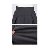 お手洗いの時に裾がつかないストレッチタックワイドパンツ レディース ファッション | Sawa a la mode | 詳細画像23